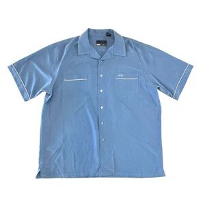 Vintage Hobie Blue Button Down T Shirt